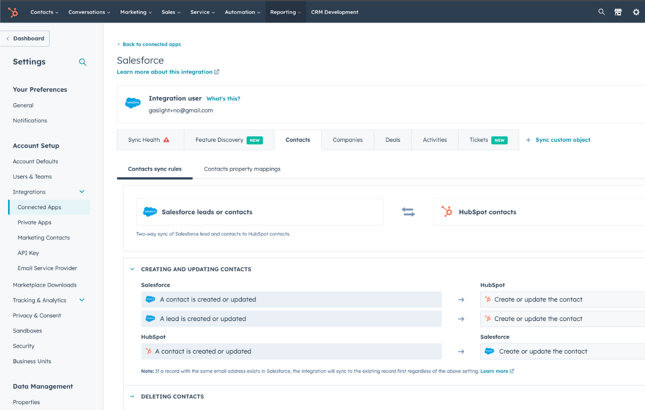 HubSpot Salesforce Integration